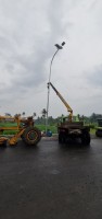 Pemasangan Lampu PJU 50 Watt Inled