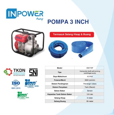 Inpower Pompa Air Irigasi 3 Inch