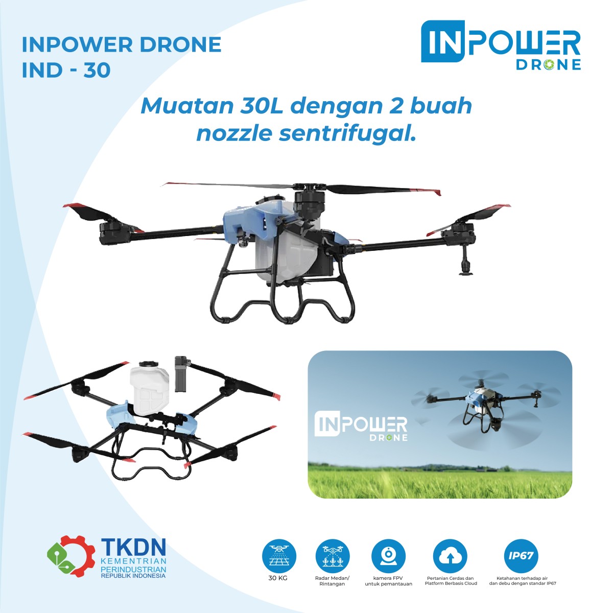 DRONE PERTANIAN 30 L
