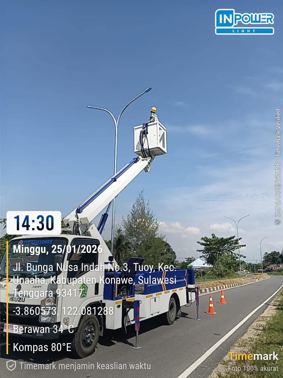 Tiang PJU Kab. Konawe
